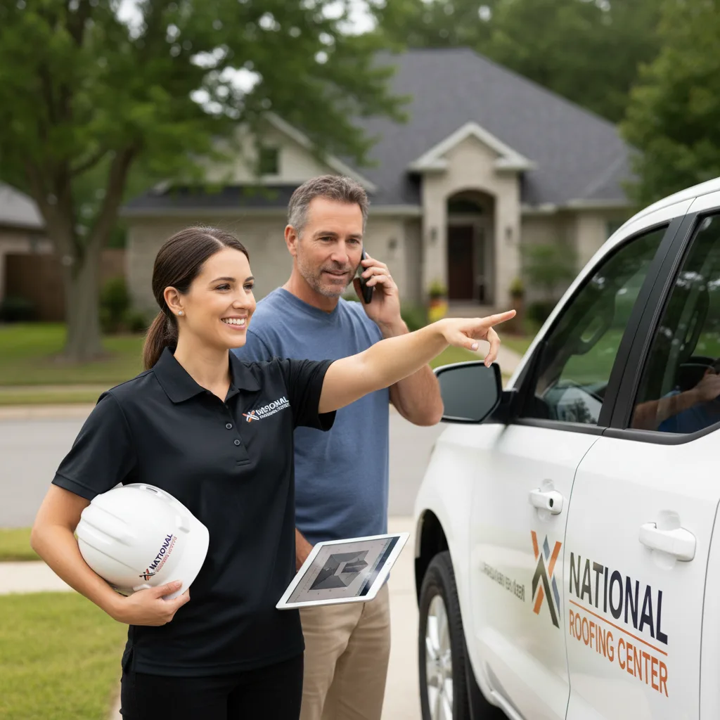 National Roofing Center customer support in Lyme